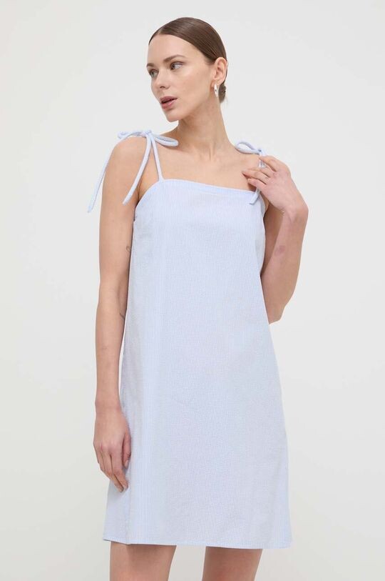 

Хлопковое платье Max Mara Leisure, синий