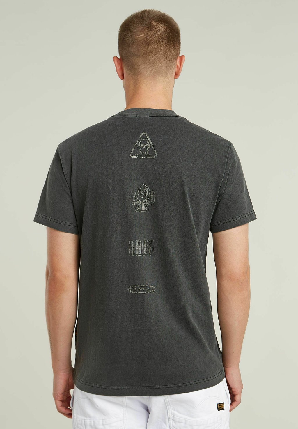 

Футболка с принтом GRAPHIC OVERDYED G-STAR, черный