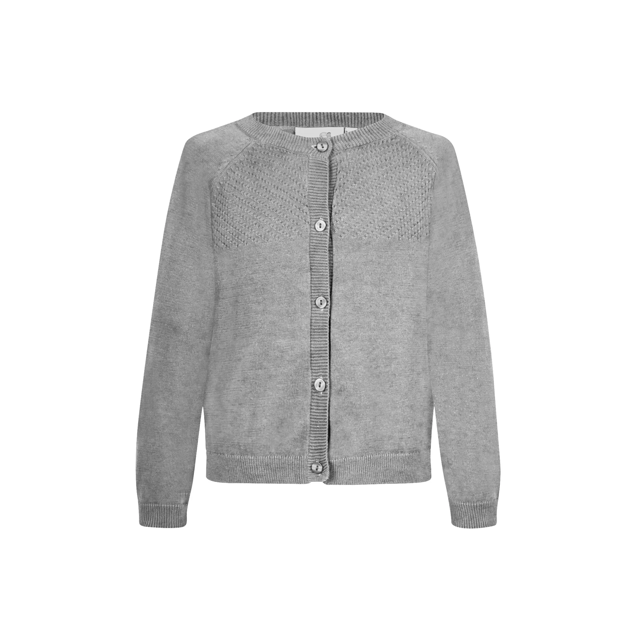 

Счастливый кардиган для девочек Happy Girls, цвет grey melange