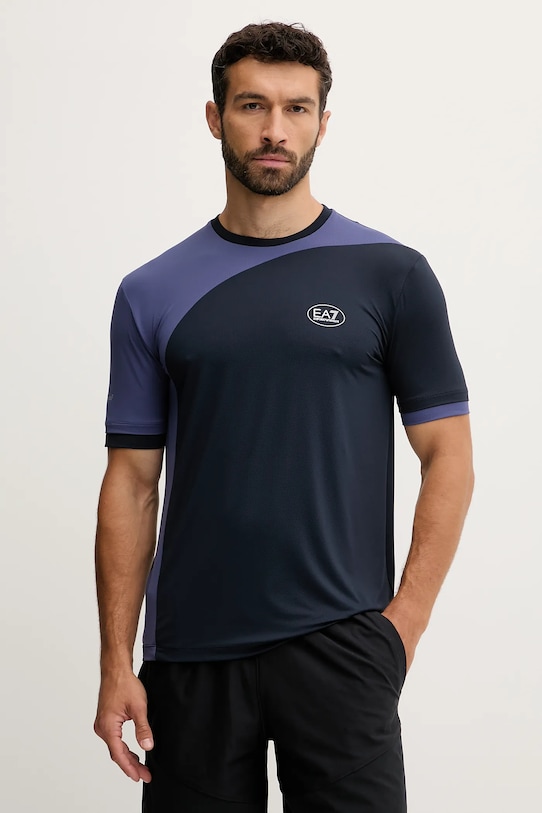 

Футболка для тренировок Ea7 Emporio Armani, темно-синий