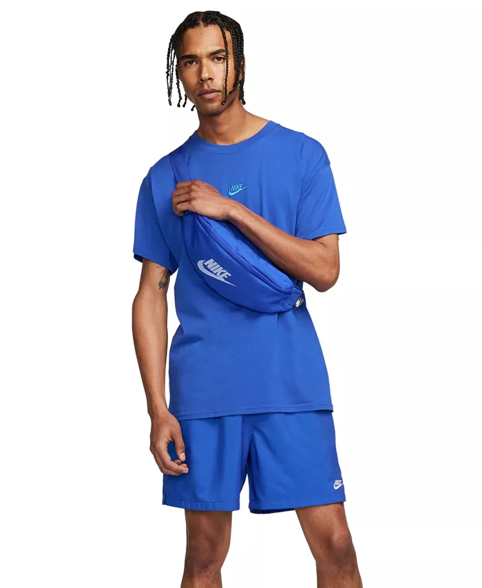 Мужские шорты Club Flow Relaxed-Fit 6" на завязках Nike, синий — фото 2