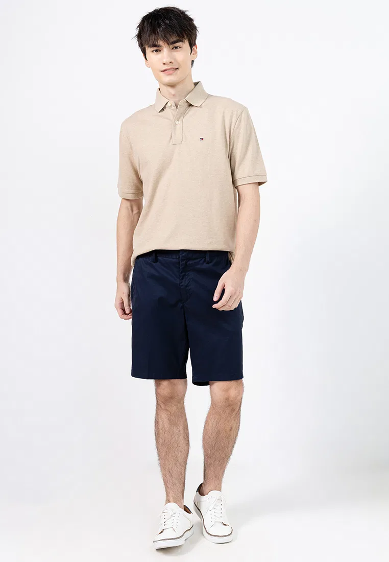 Поло, классический крой, Th Mainline Tommy Hilfiger, бежевый — фото 4