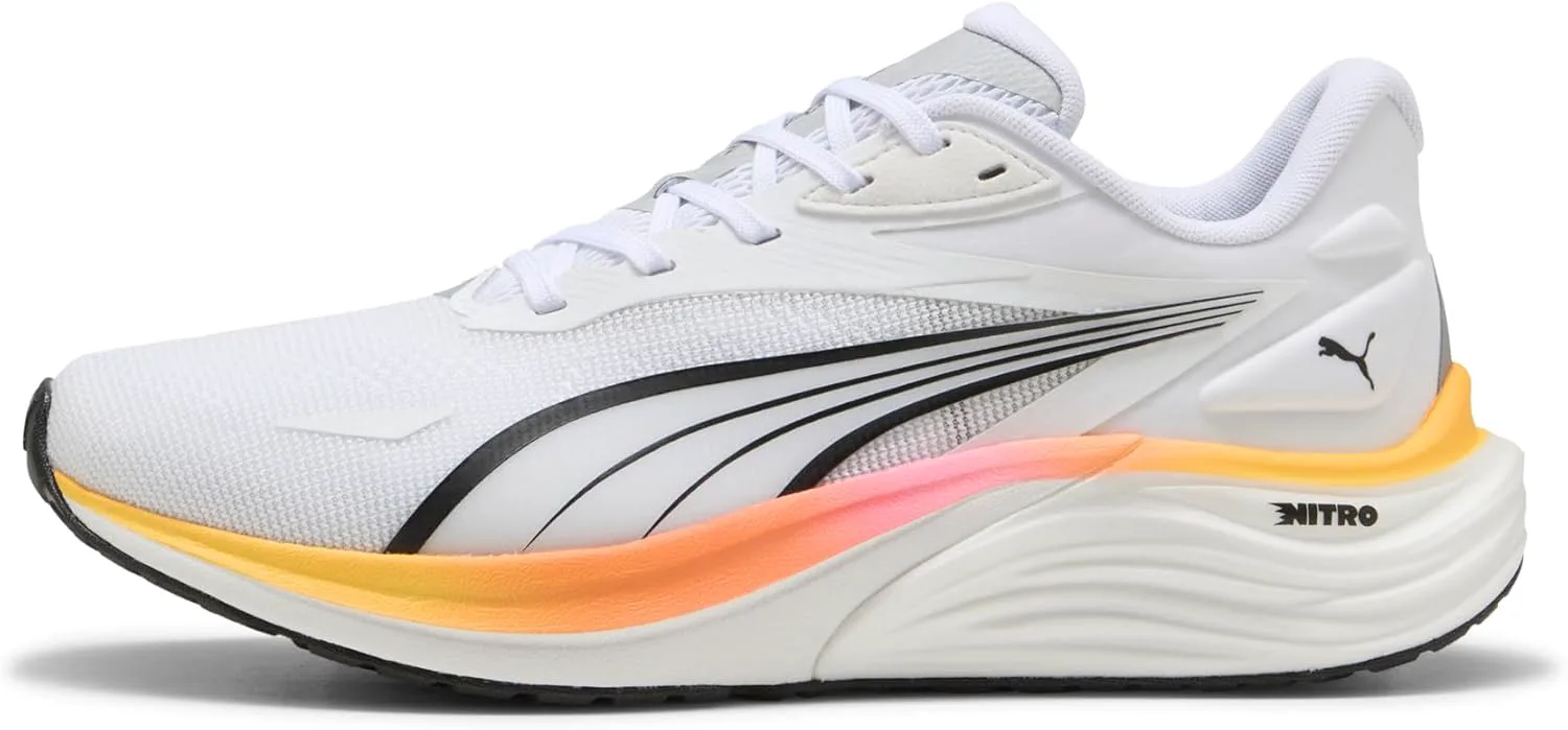 Мужские беговые кроссовки Puma Electrify Nitro 4, белый/розовый