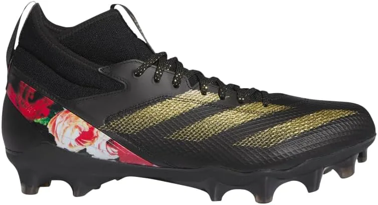 Футбольные бутсы Adidas Adizero Impact для взрослых, унисекс, черный/металлик — фото 2