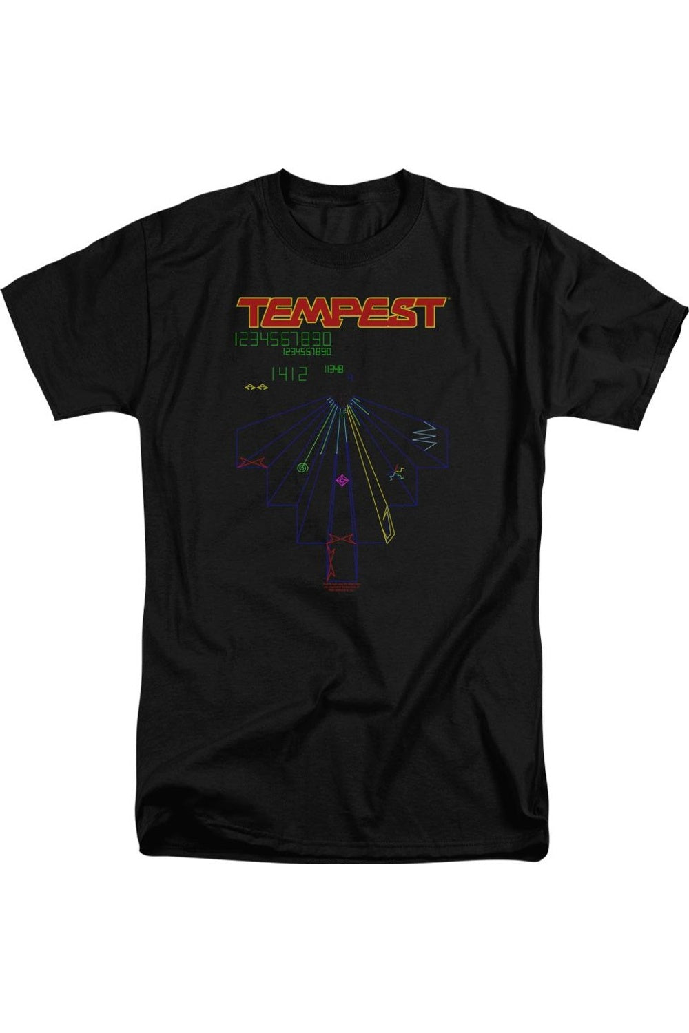 

Футболка Atari Tempest Screen с коротким рукавом для взрослых Gildan, черный