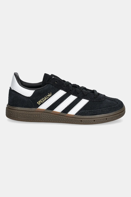 Замшевые кроссовки Handball Spezial Adidas Originals, черный — фото 2