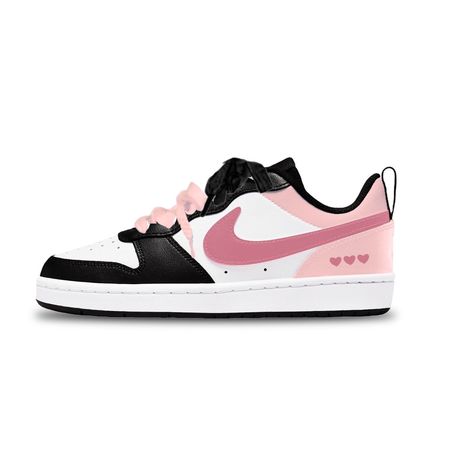 

Nike Бордовые детские скейтерские кроссовки Borough Pink Heart с защитой от истирания, легкие, амортизирующие, низкие, унисекс