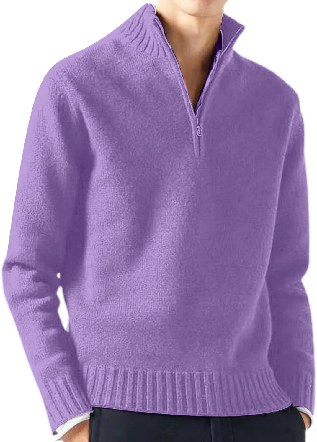 

Мужской свитер с полузастежкой Wunnhd