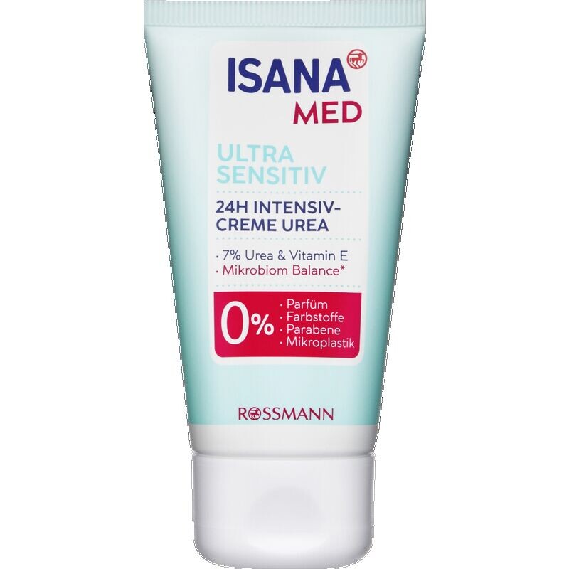 Крем для лица Isana — Часовой интенсивный Urea Ultra Sensitive, 50 мл — фото 2