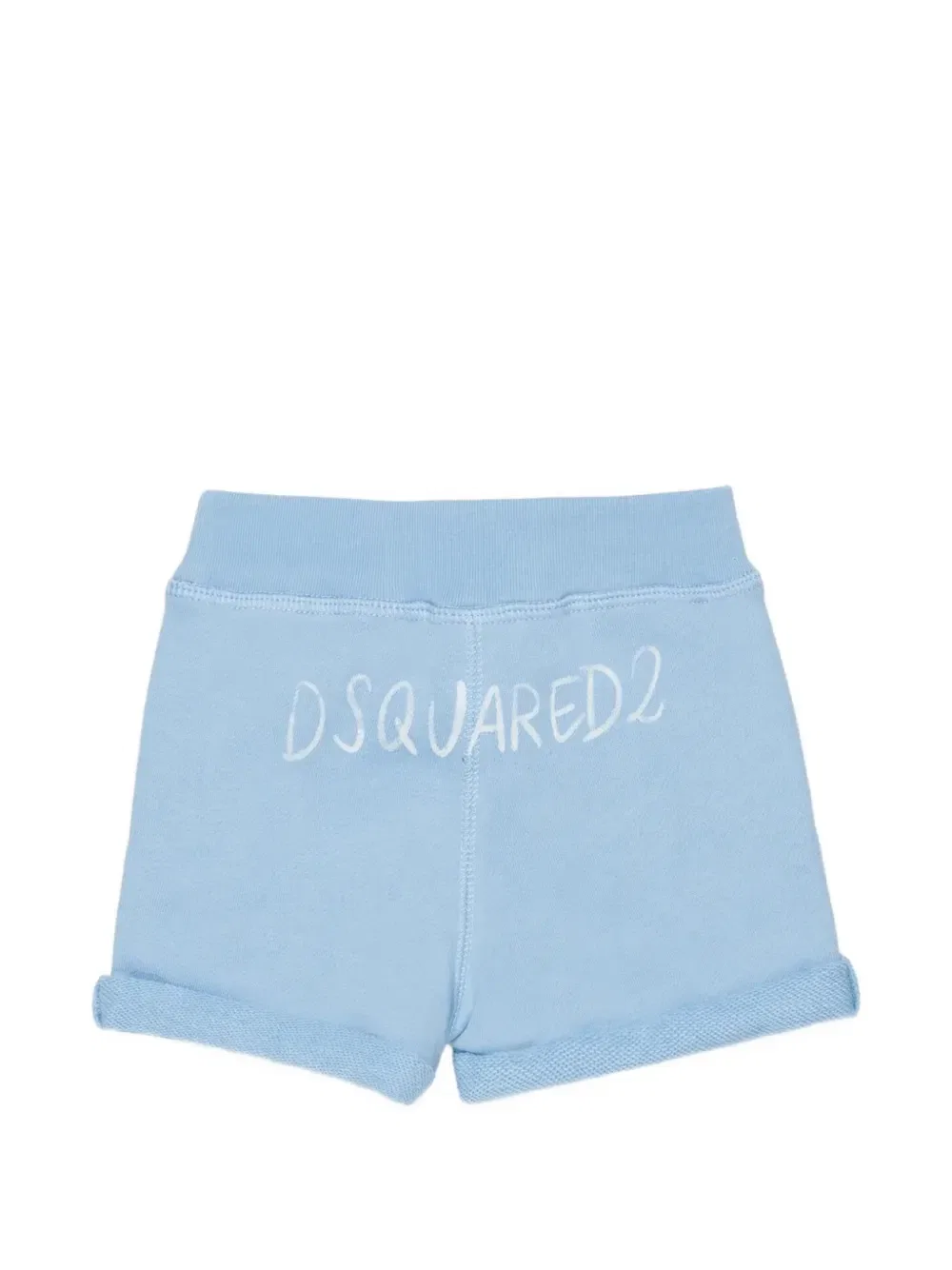 Шорты с кулиской и подвернутым краем Dsquared2 Kids, синий — фото 2