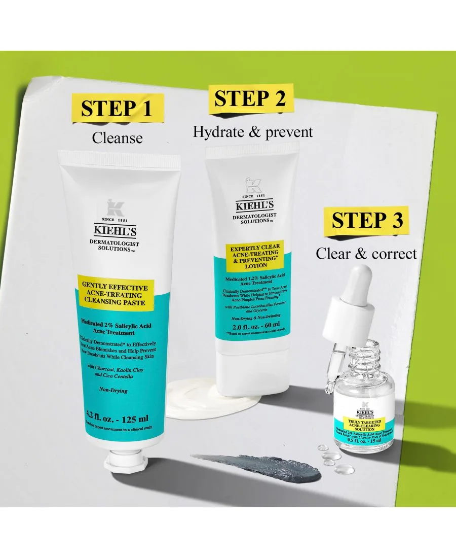 Kiehl's Since 1851 Набор из 3 средств: очищающая паста и средство для точечного нанесения Clear Intentions — фото 4