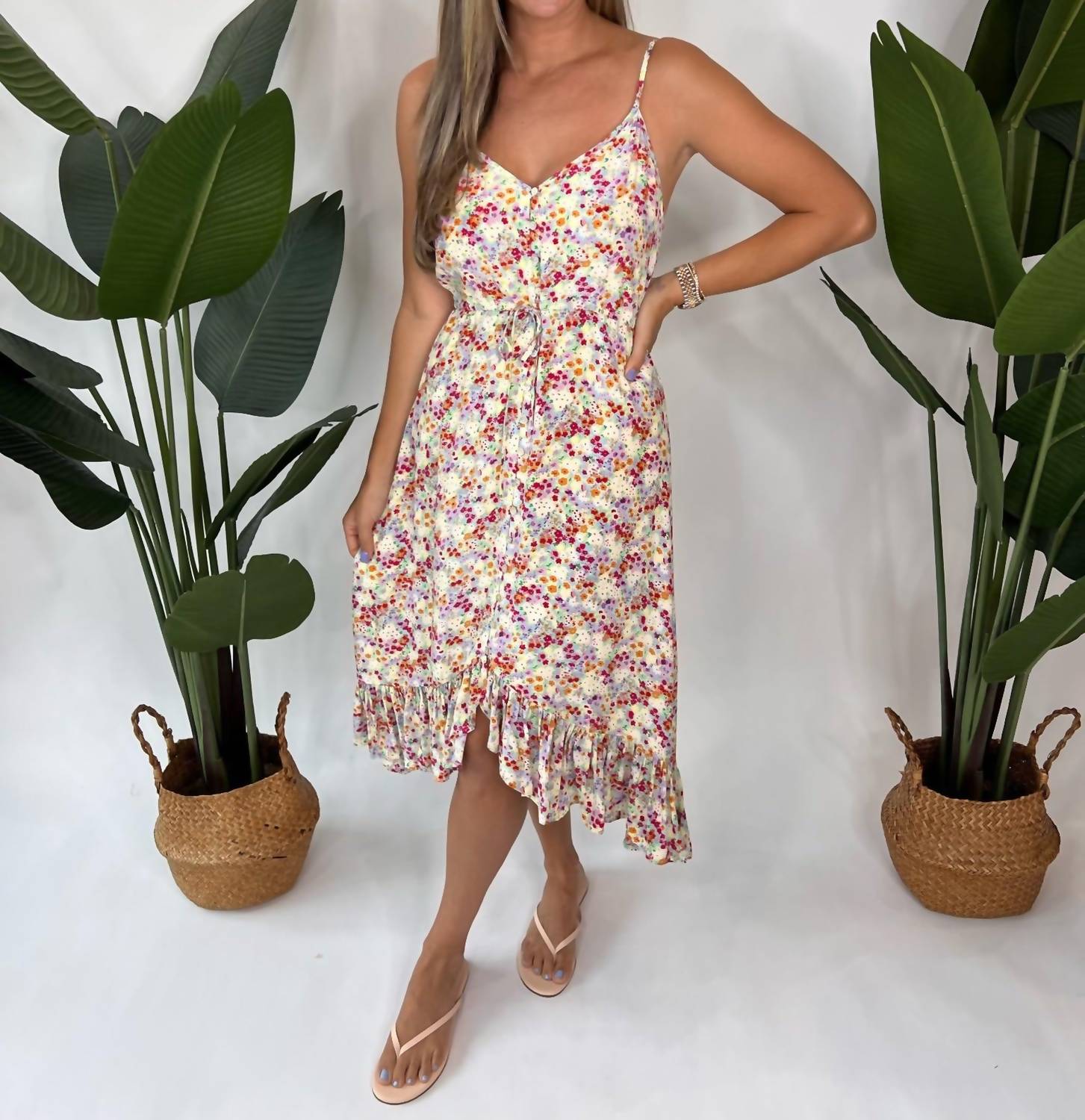 

Платье Frida Fleur с разноцветными цветами Rails, цвет multi floral