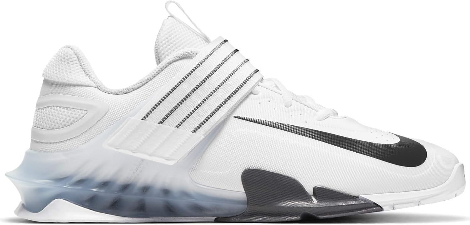 Мужские спортивные кроссовки Nike, белый/черный/оранжевый/серый — фото 2