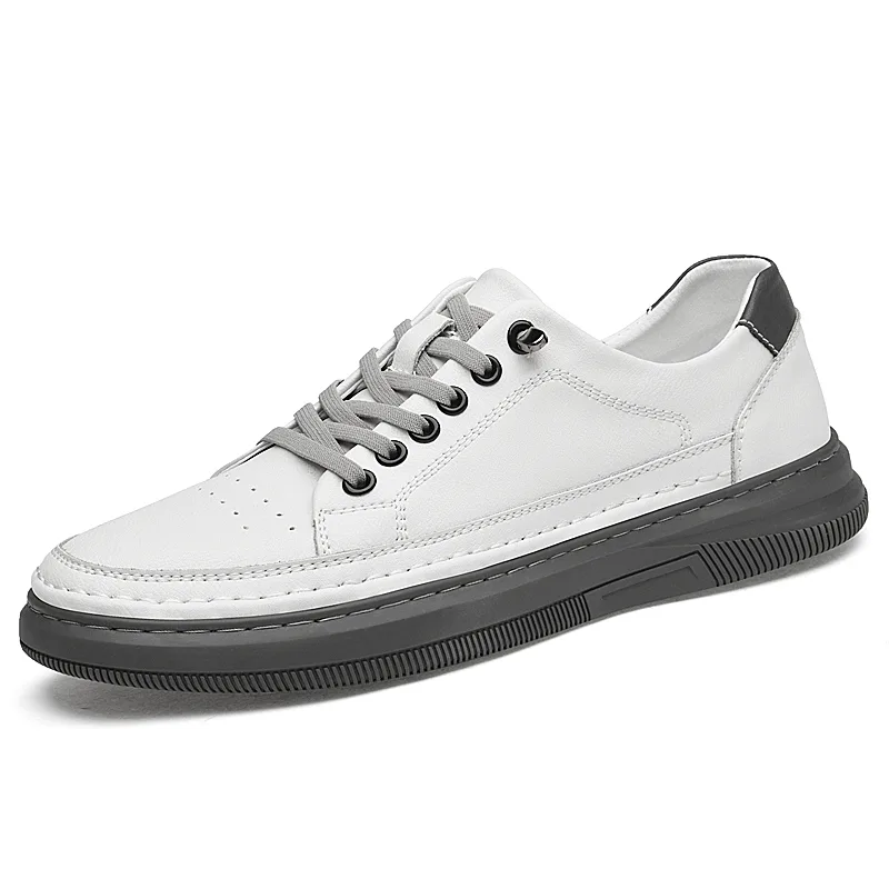 TOMAY Мужские повседневные туфли low top черно-белые — фото 3