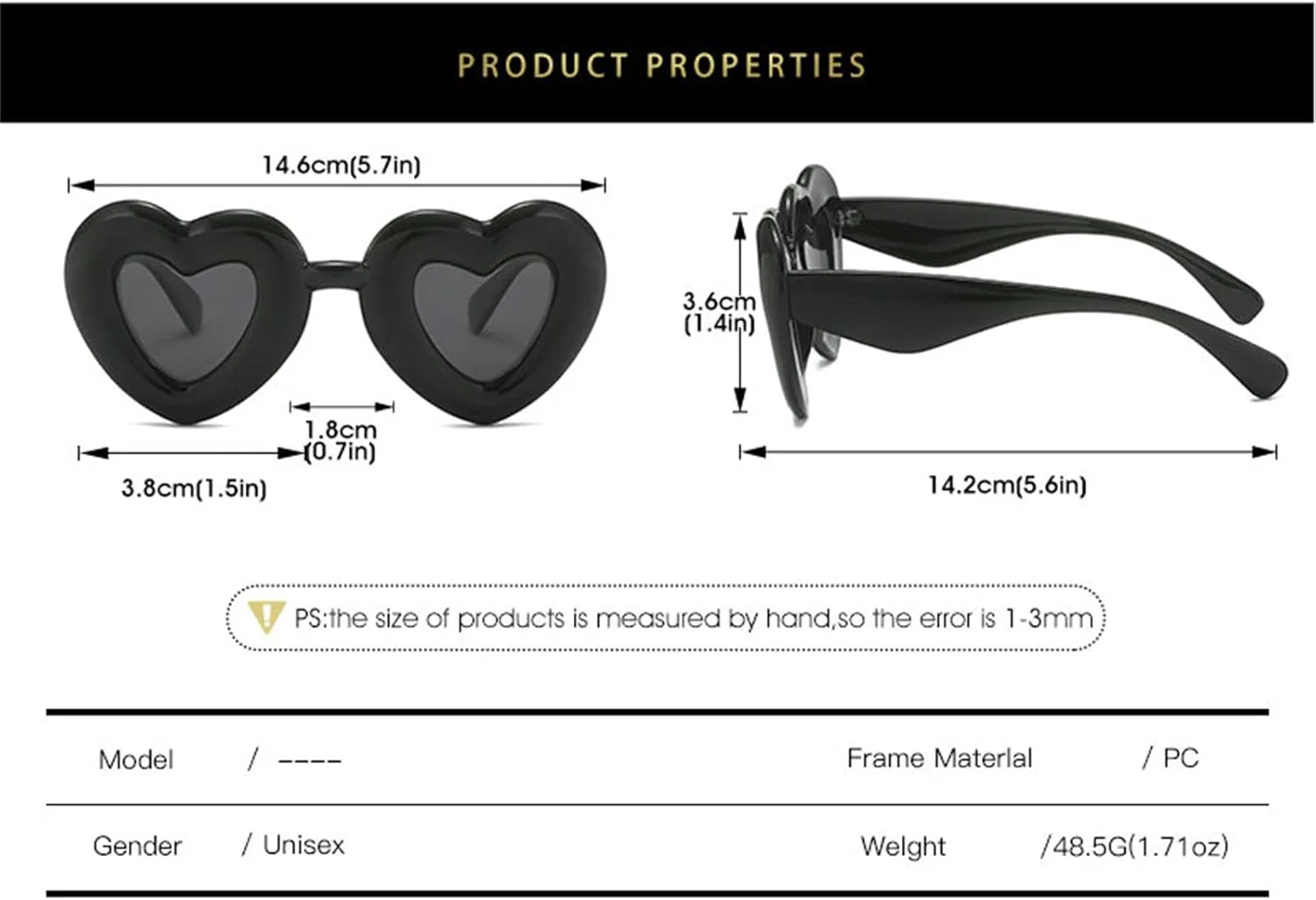 

Солнцезащитные очки Willochra в форме сердца, винтажные, «кошачий глаз», модные, для вечеринок, для женщин, с защитой от ультрафиолета UV400, 2pcs-black&red