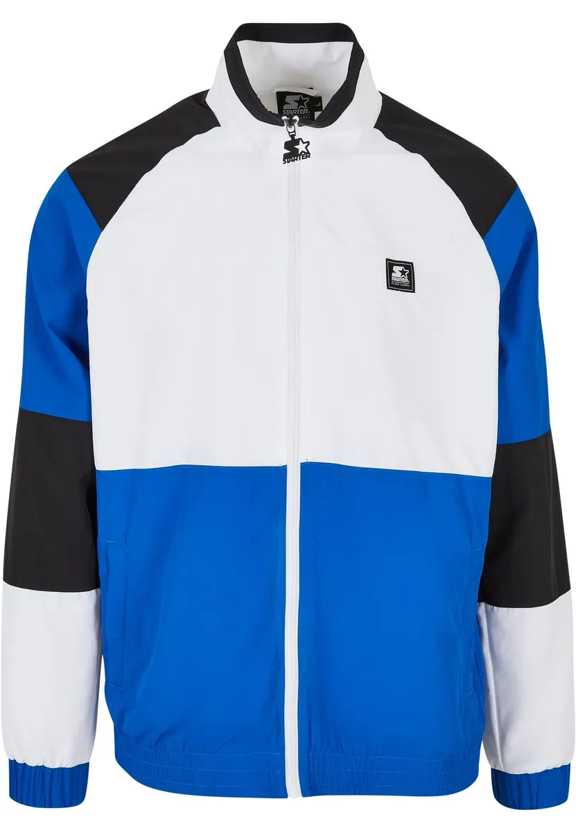 

Всепогодная куртка Starter Black Label "Start Black Label Men's Starter Color Block Retro Jacket" (1 шт.), без капюшона, цвет White/Cobaltblue/Black