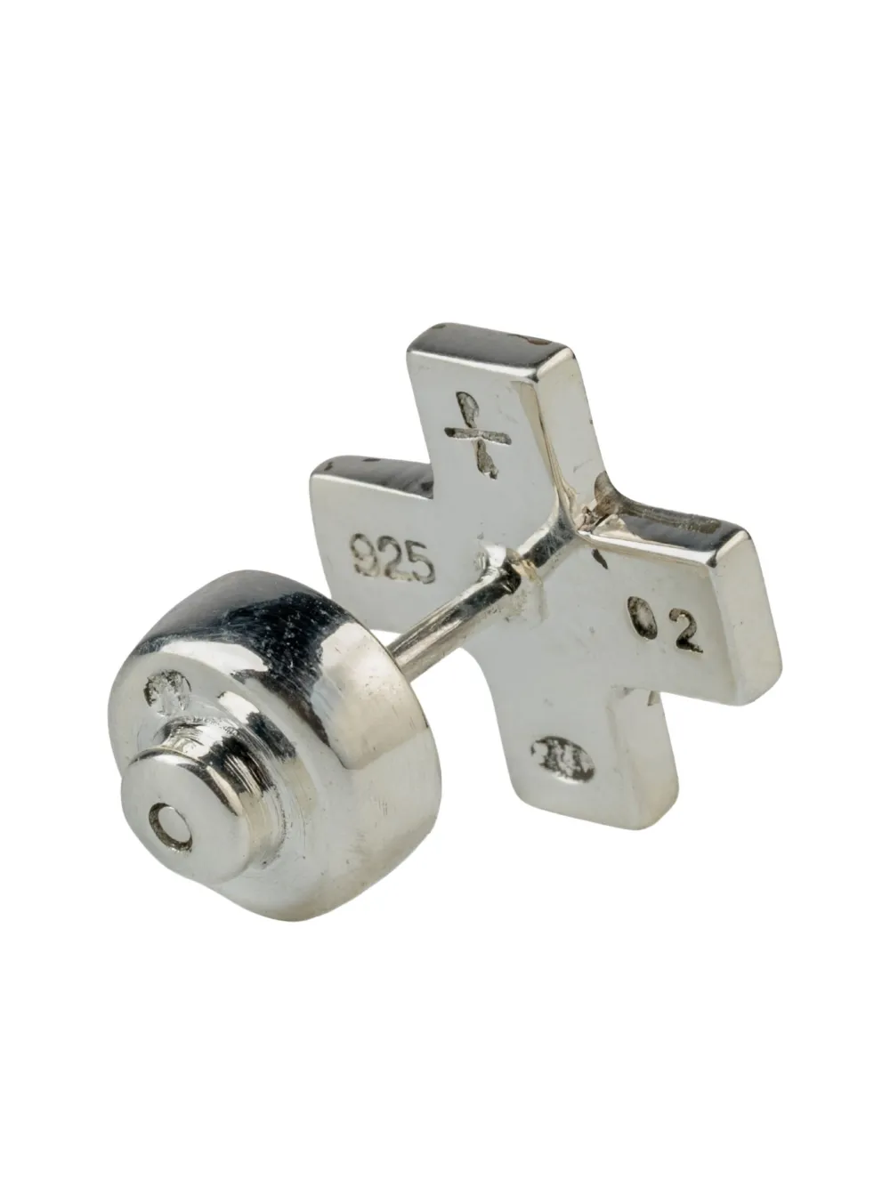 

Серьга из стерлингового серебра с изумрудом Parts Of Four