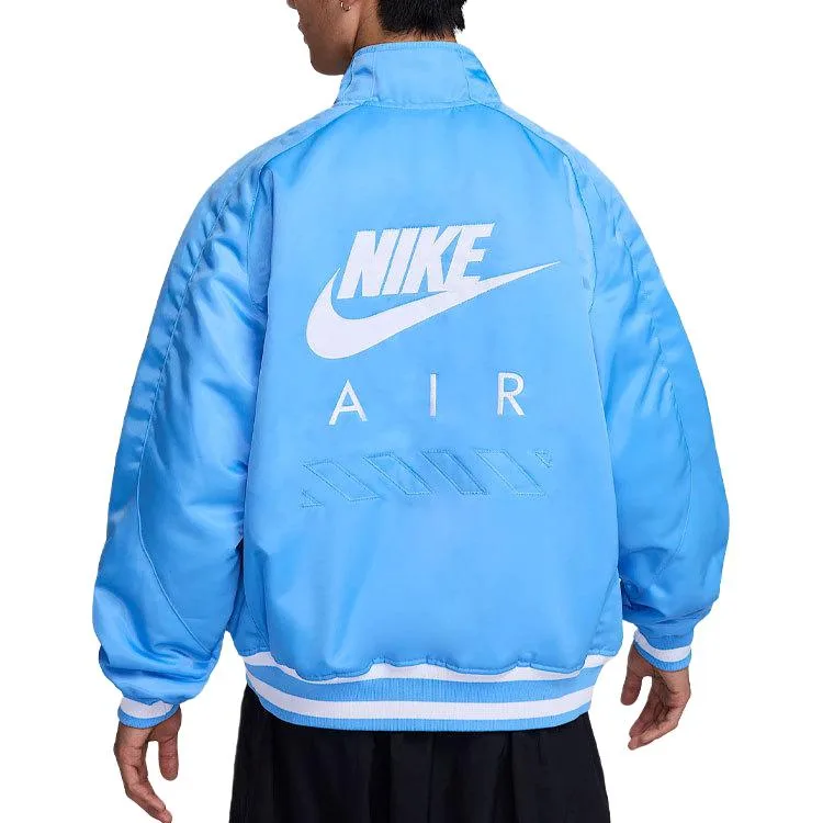 Nike Пуховик мужской Blue Stand Collar Moderate — фото 2
