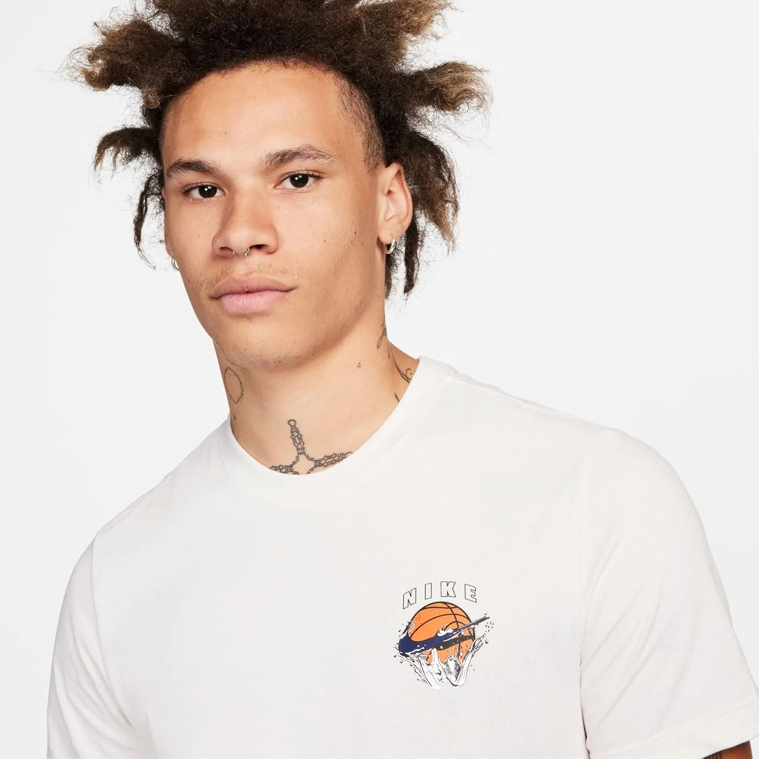 Футболка мужская Nike Dri-FIT, Чёрный, Phantom — фото 3