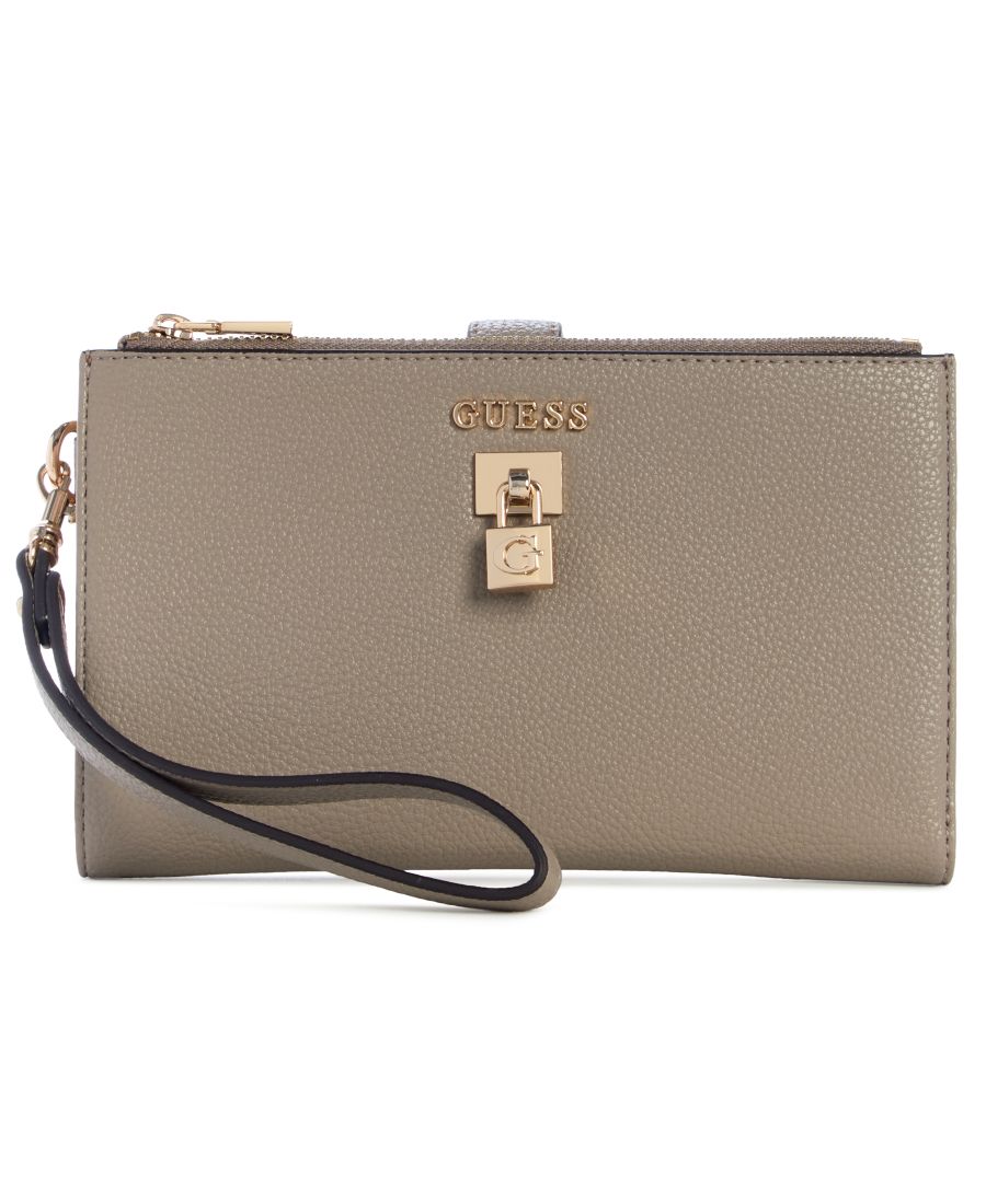 

Кошелек-органайзер Yesba с двойной застежкой-молнией GUESS, Dark Taupe