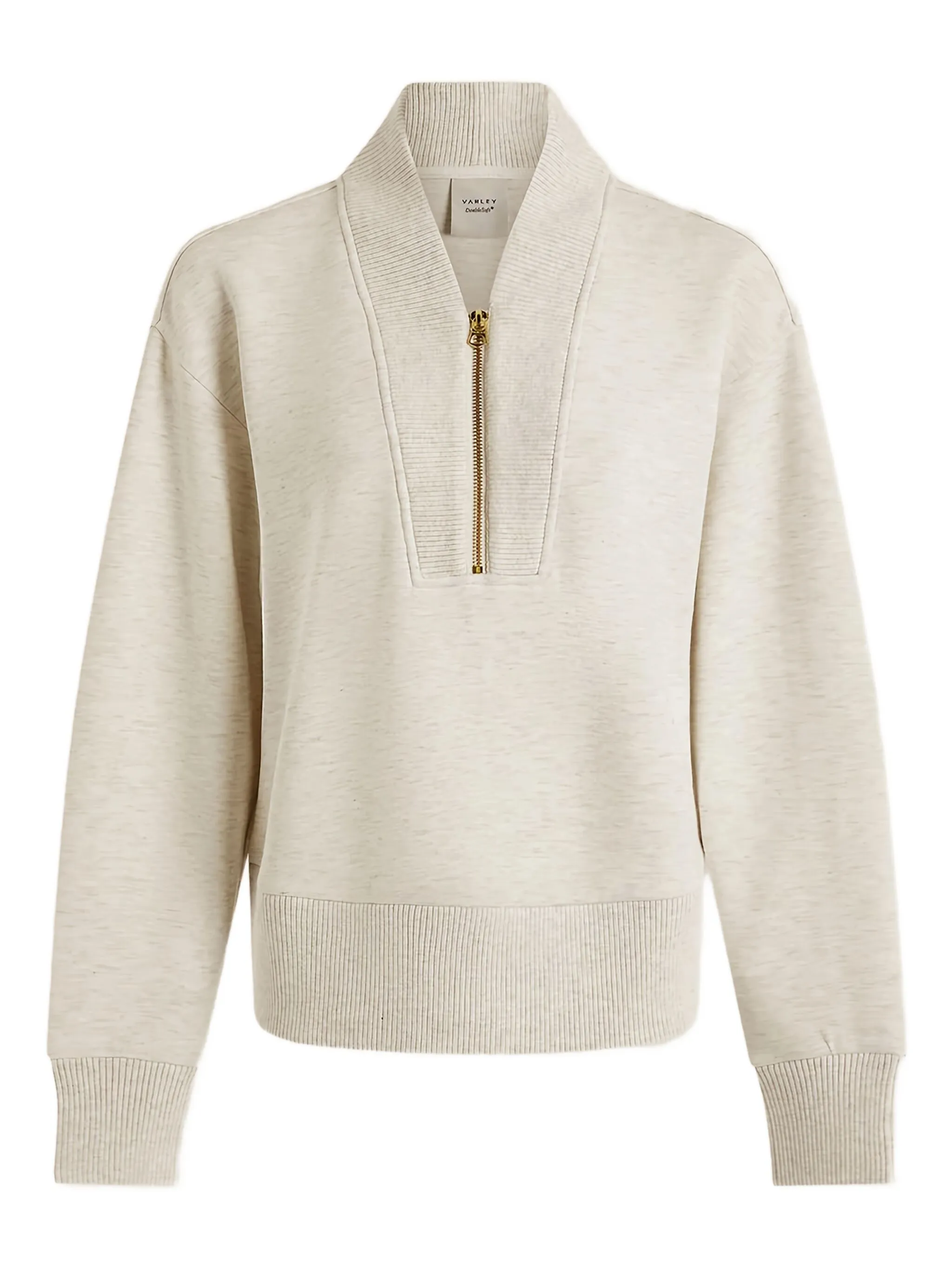 

Свитер с воротником на молнии Varley, белый