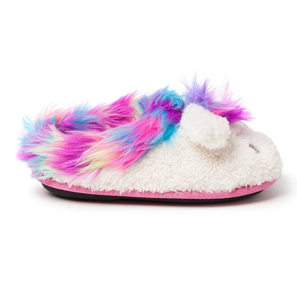

Тапочки для девочек Dearfoams Unicorn, цвет Paradise Pink