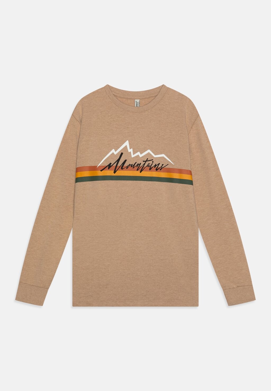 

Рубашка с длинным рукавом BOYS MOUNTAIN PRINTED LONGSLEEVE Blue Effect, бежевый