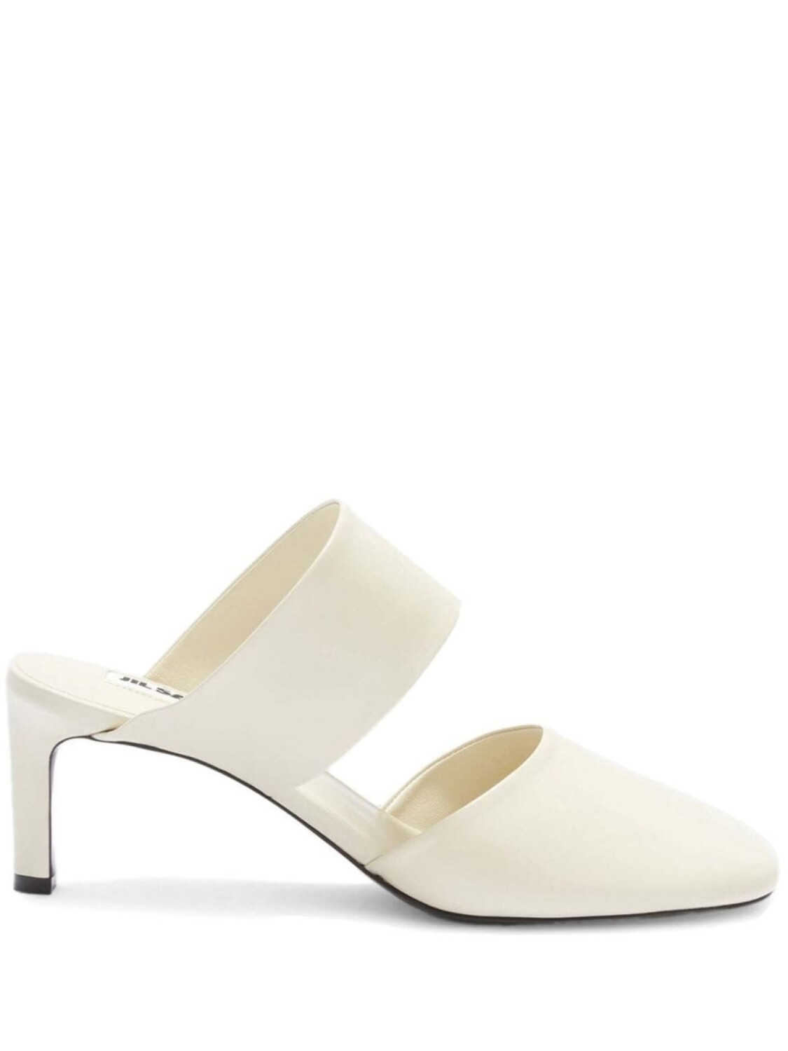 

Jil Sander мюли с миндалевидным носком, белый