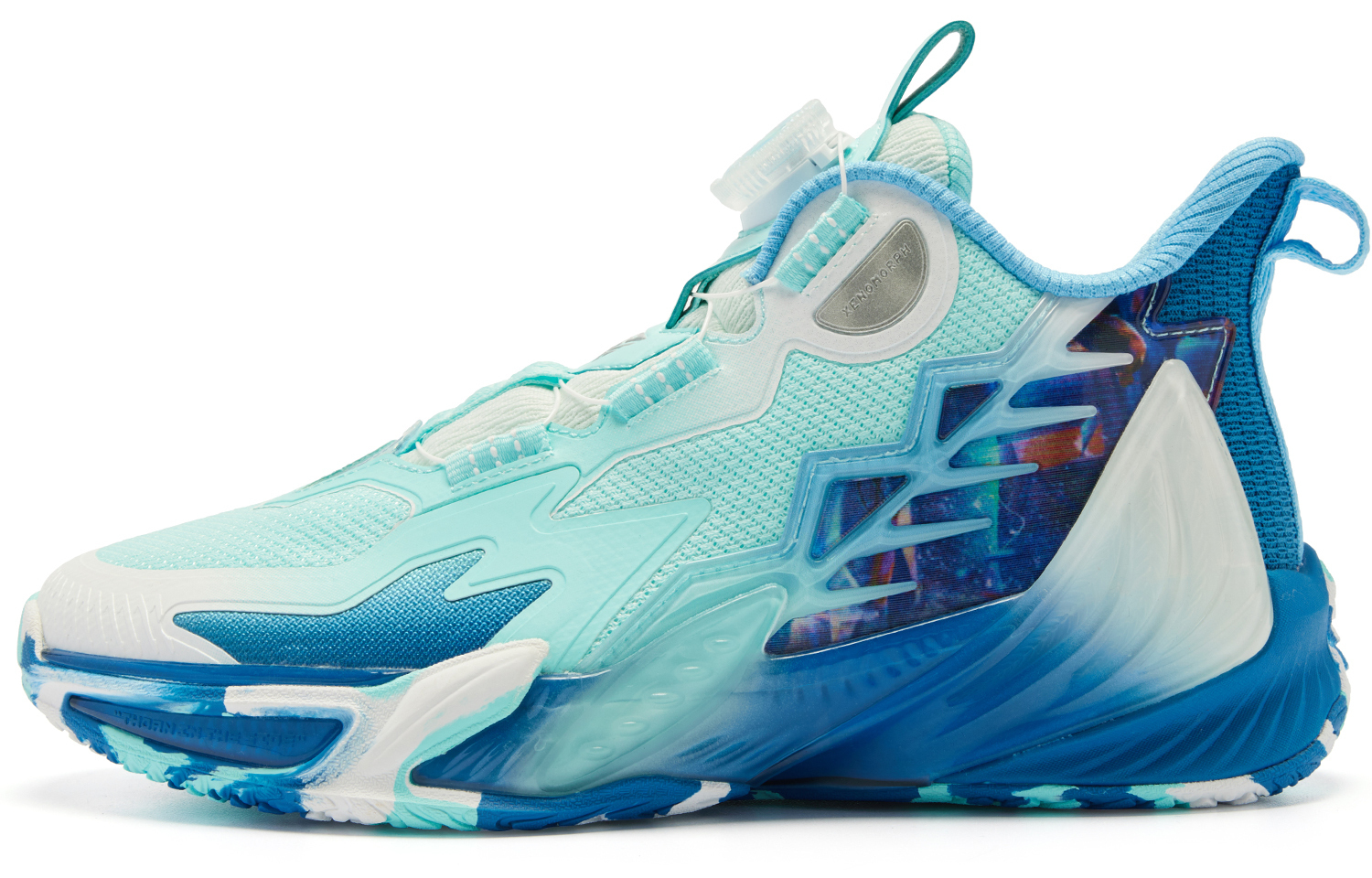 

Детские баскетбольные кроссовки Unisex QIAODAN, Cyan