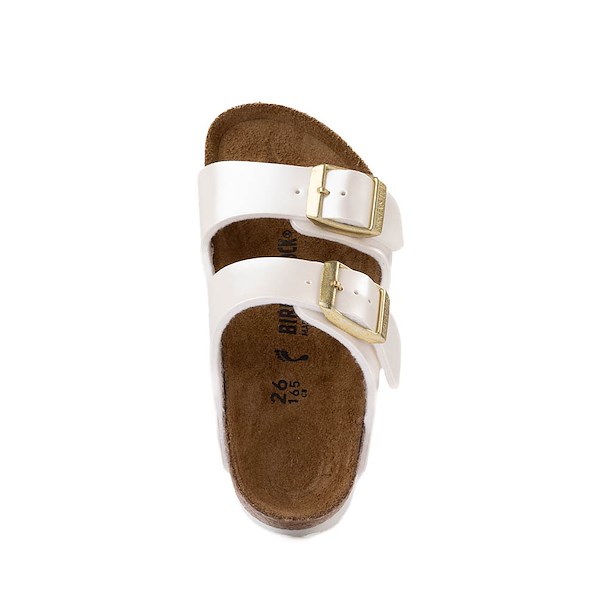 Сандалии Birkenstock Arizona Slide Sandal, цвет Electric Metallic Pearl — фото 2