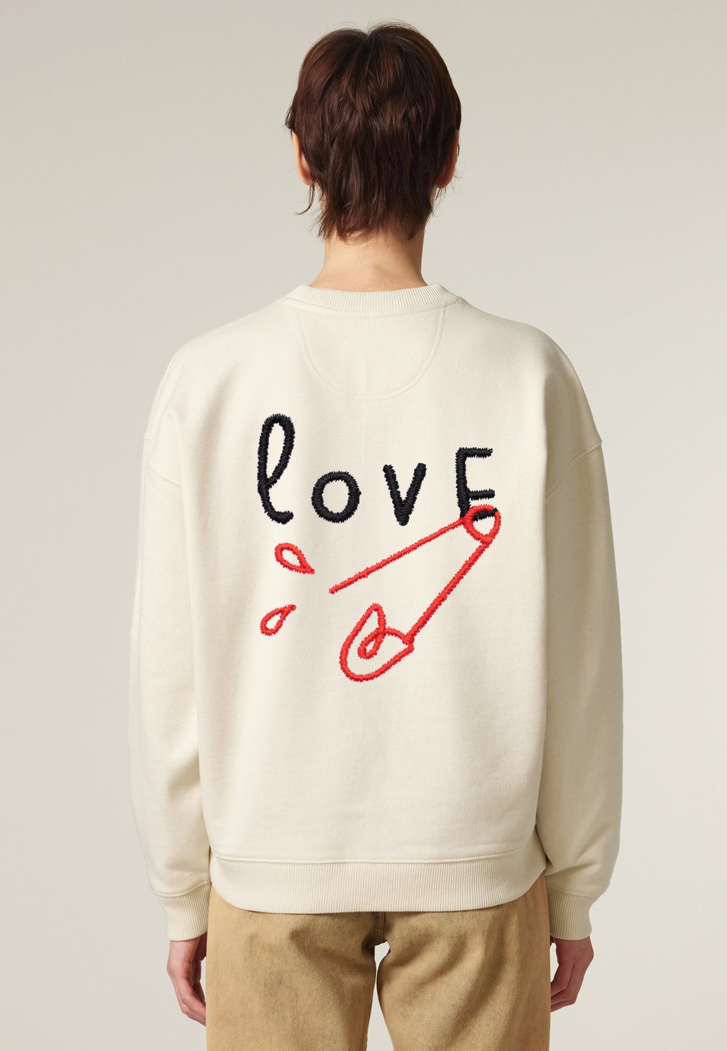 

Толстовка LOVEBROD BACK PRINT UNISEX HEAVYWEIGHT Mira Paris, слоновая кость