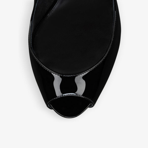 Лакированные босоножки на каблуке Hot Chick Alta 120 Christian Louboutin, черный — фото 4