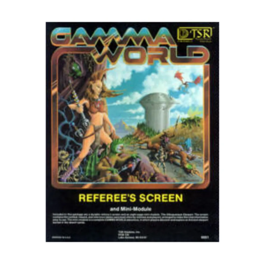 

Судейский экран Gamma World с космопортом Альбукерке (1-е издание), Gamma World
