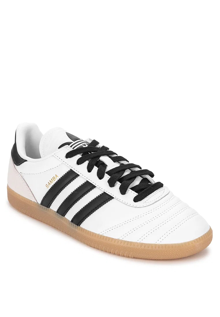 Кроссовки мужские, Samba JP, Adidas, белый/черный — фото 2