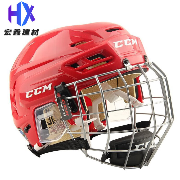 

CCM Шлем Ice Ball для хоккея на траве и роликах, красный, XL, обхват головы 60-64 см