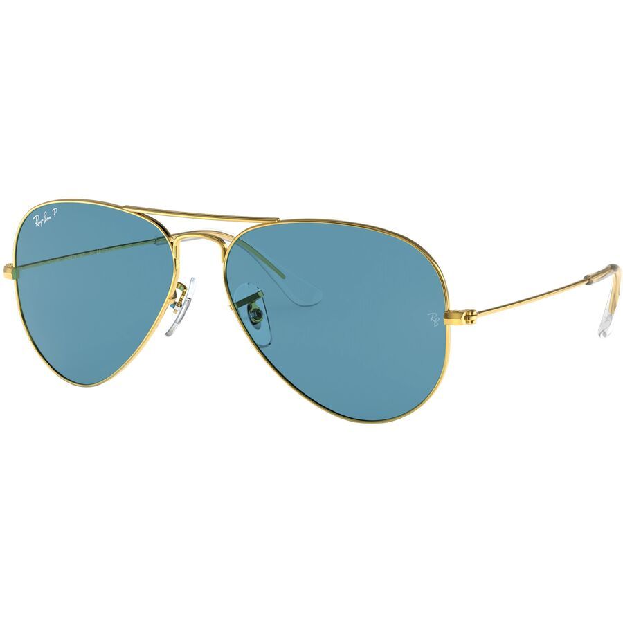 

Солнцезащитные очки Ray-Ban Aviator Large Metal Polarized Ray-Ban, Legend Gold/Blue Polar