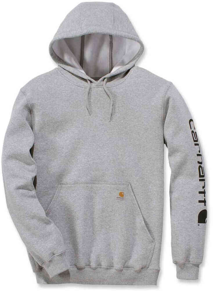 

Толстовка средней плотности с логотипом на рукавах Carhartt, меланжевый серый