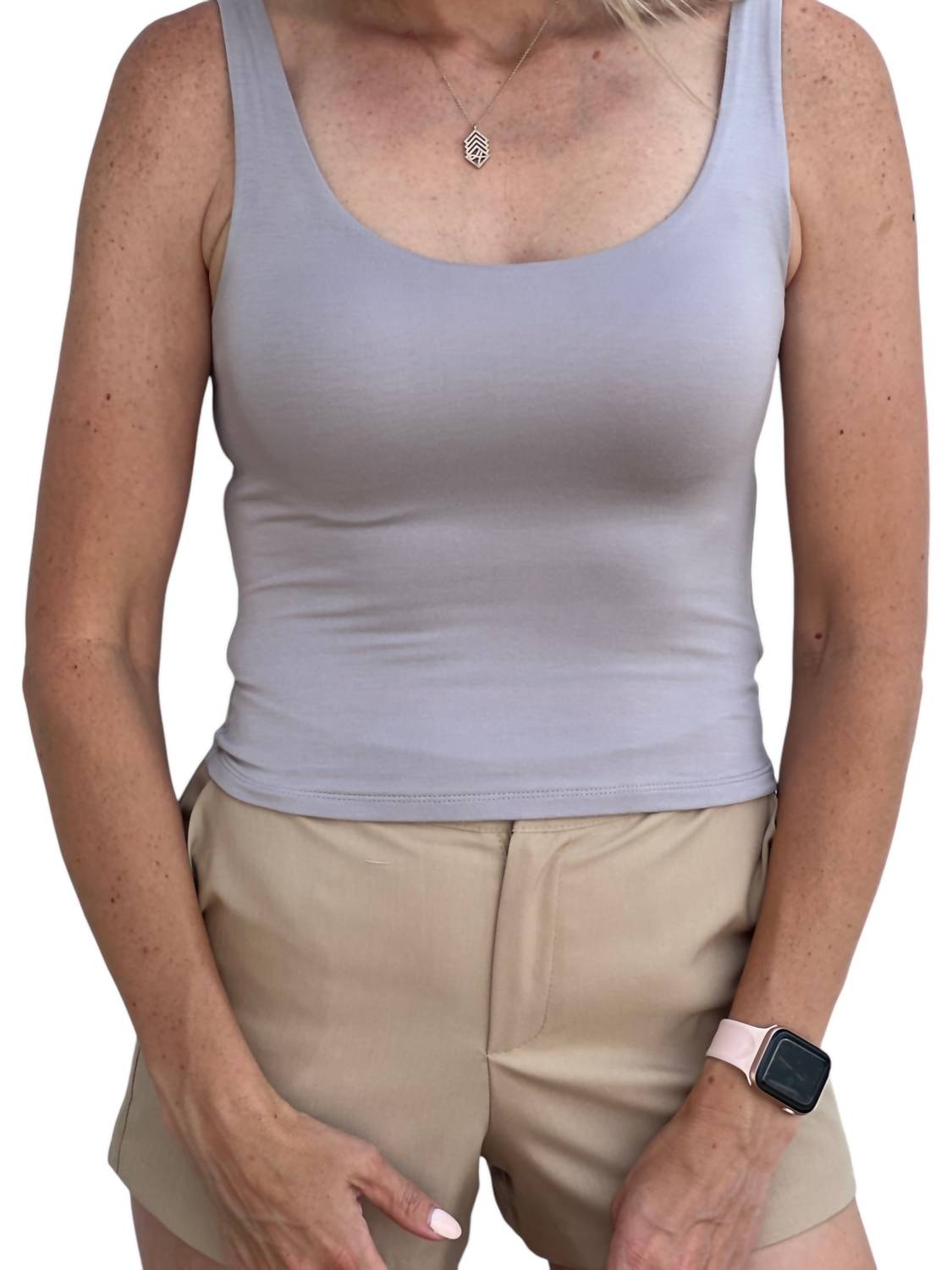 

Топ All Around Tank Top серого цвета be cool