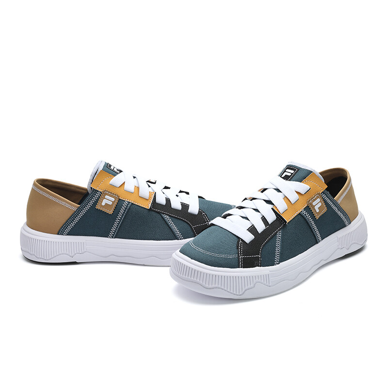 Кроссовки FILA FUSION POP 3 SE Skateboarding Shoes Men Low-top Stargazer Blue/Harbour Green, цвет Jasper — фото 4