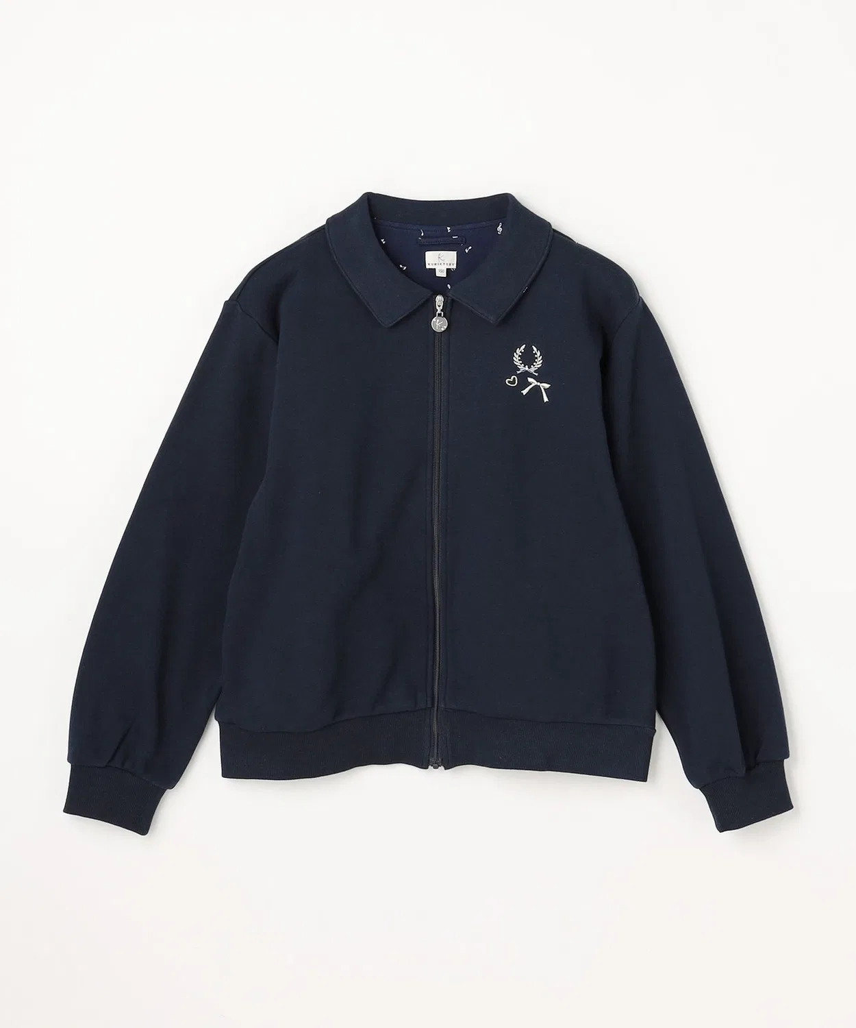 Детская zip-худи с круглым воротником, бежевый — фото 4