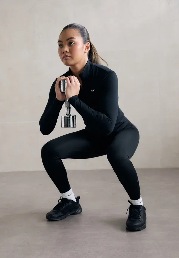 Фитнес-куртка облегающая Nike Performance, черно-белый — фото 2