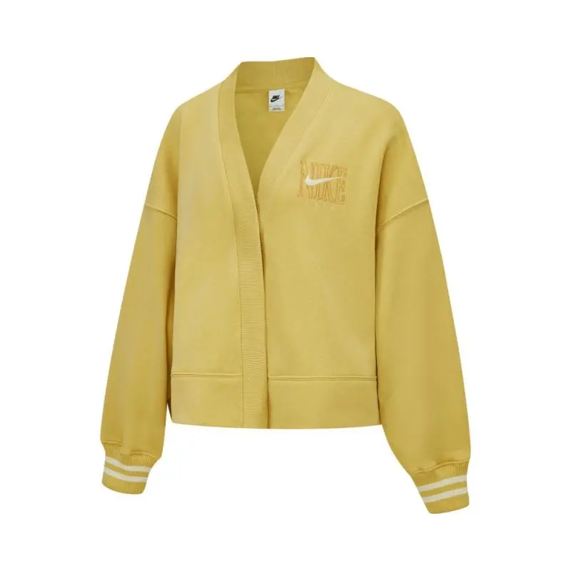 

Nike Женская желтая куртка из флиса, Yellow