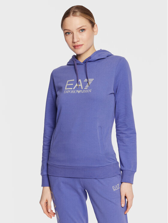 

Толстовка обычного кроя Ea7 Emporio Armani, фиолетовый