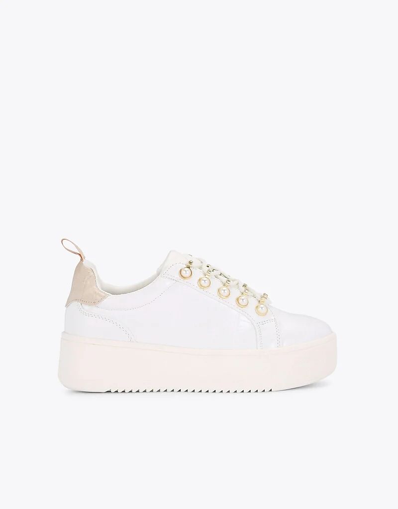 Кроссовки KG Kurt Geiger Lighter Pearl2 белого цвета