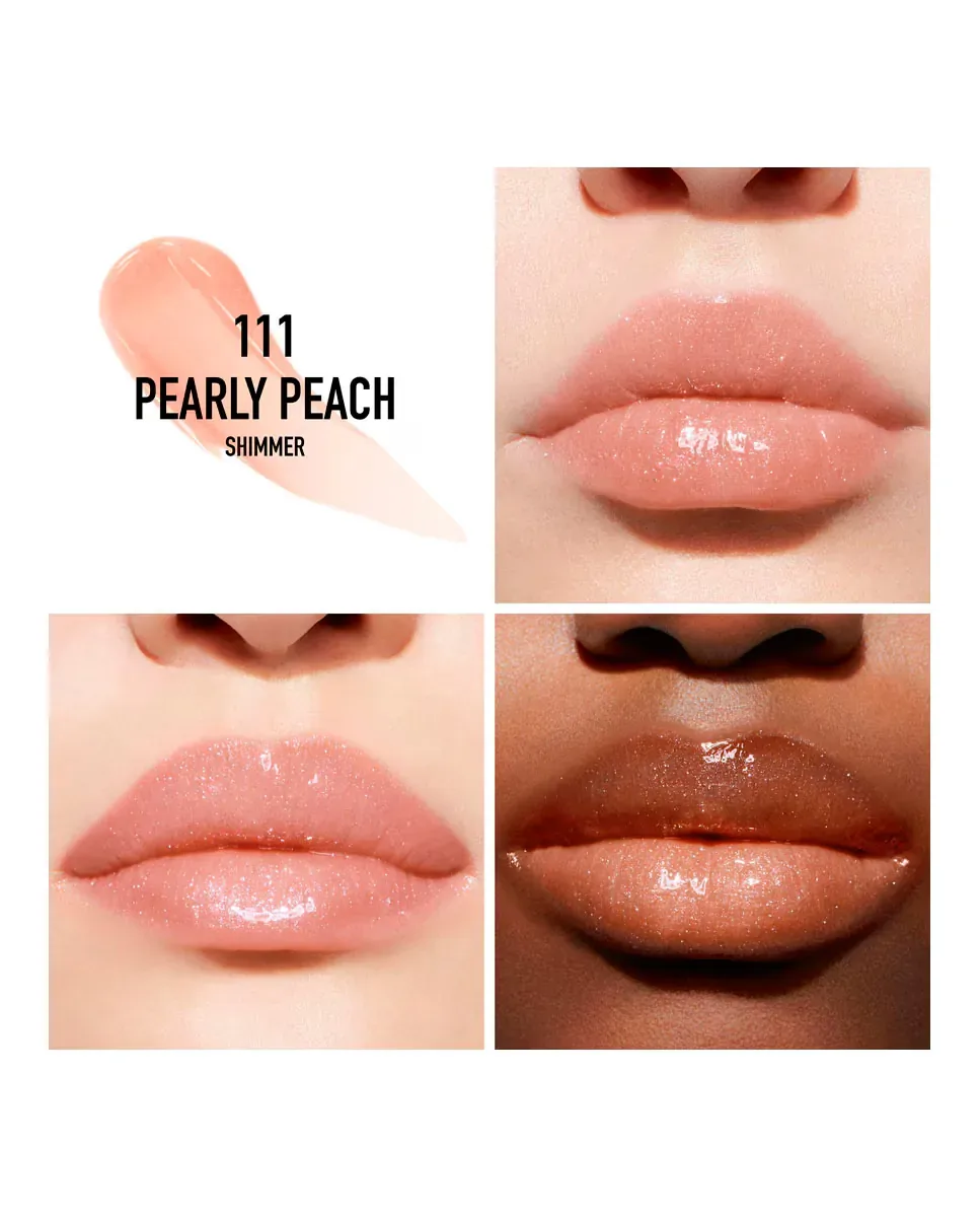 Addict Lip Maximizer Блеск для губ с эффектом увеличения объема - увлажнение и эффект объема - мгновенный и длительный Dior, 111 Pearly Peach — фото 3