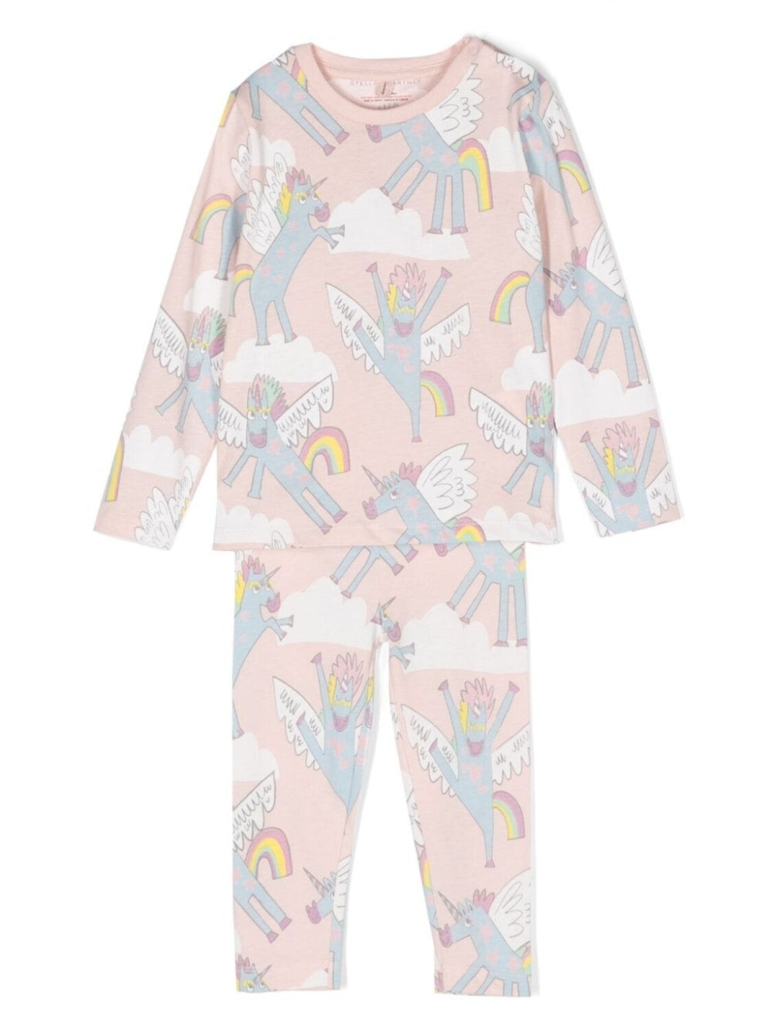 

Stella McCartney Kids спортивный костюм с принтом, розовый