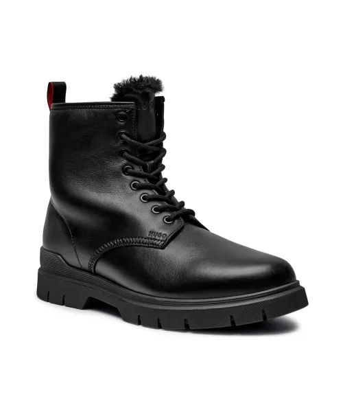 

Высокие кожаные туфли Райан Hugo, черный