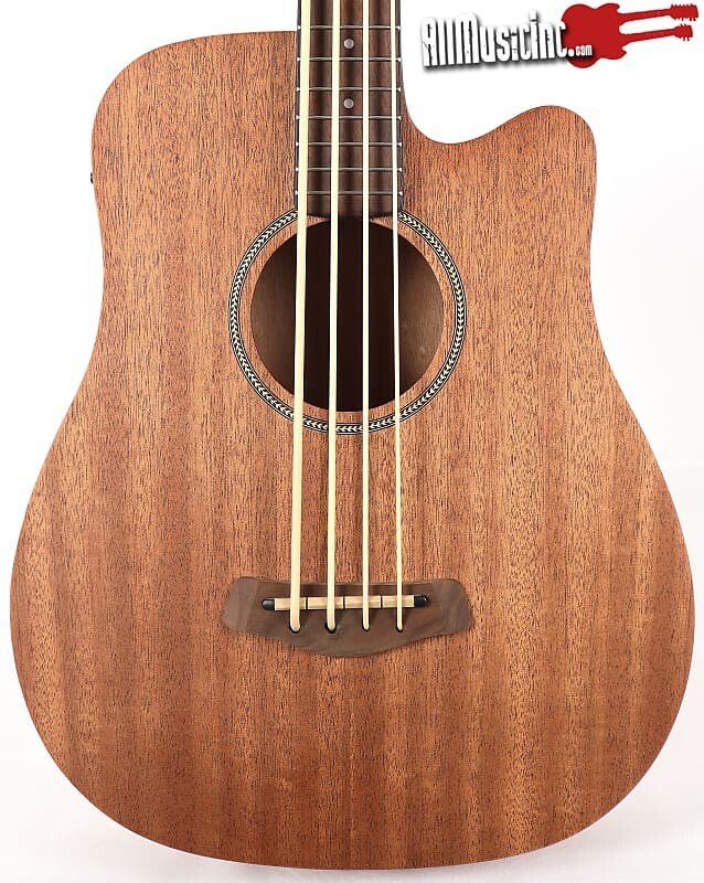 

Басс гитара Gold Tone Micro-Bass MBass 25" Scale Fretted Acoustic Electric Bass Guitar w/Gig Bag