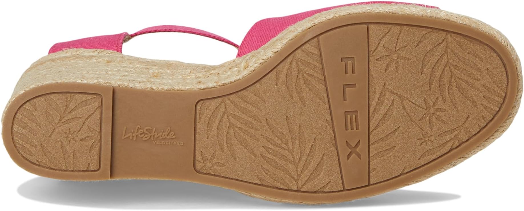 Сандалии LifeStride Tess Wedge Espadrille Sandals, цвет French Pink — фото 3