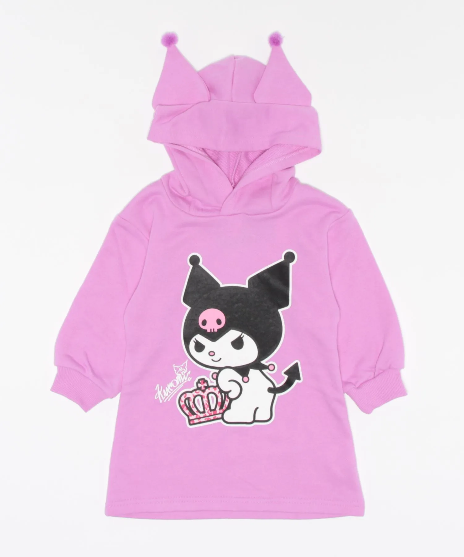 Детское платье-худи с ушками Sanrio 7691K розовое — фото 2